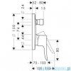 Hansgrohe Metris Jednouchwytowa bateria wannowa podtynkowa 31487000